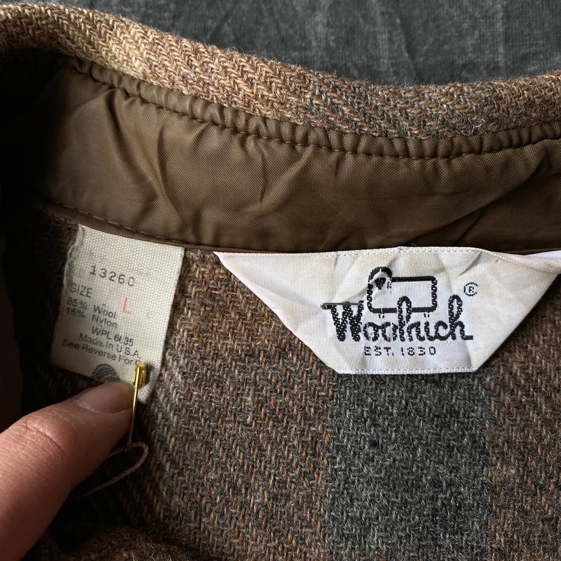 70~80s Woolrich wool shirt 상품이미지8