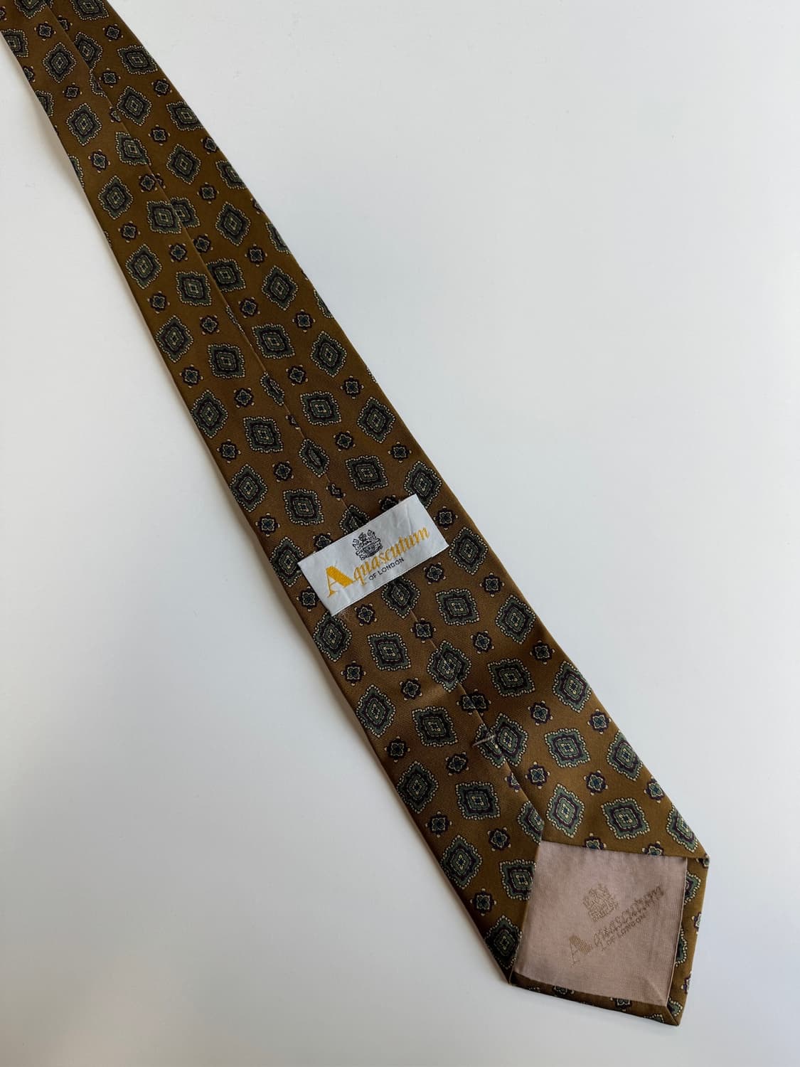 아쿠아스큐텀(Aquascutum) 실크 넥타이 8.8cm 상품이미지3