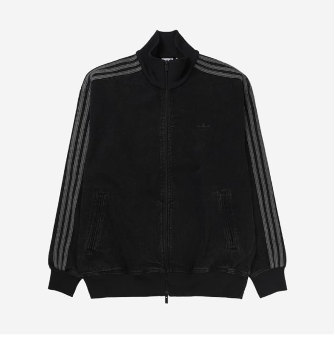 아디다스 아디컬러 데님 파이어버드 트랙탑 트루 블랙 데님 - US사이즈 상품이미지1