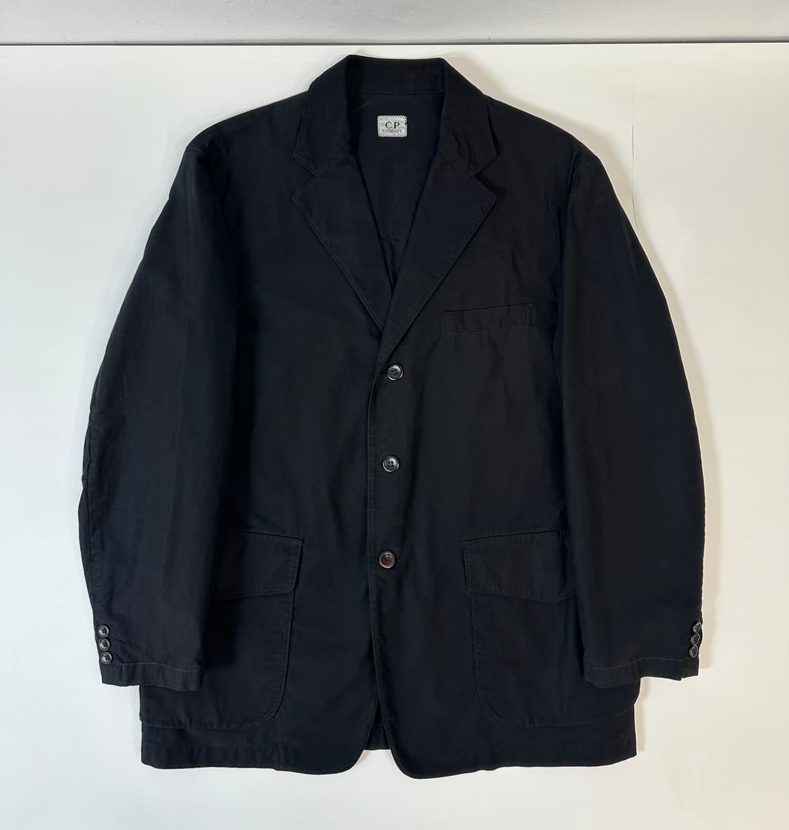 CP컴퍼니 워시드코튼 블랙 자켓 L 상품이미지1