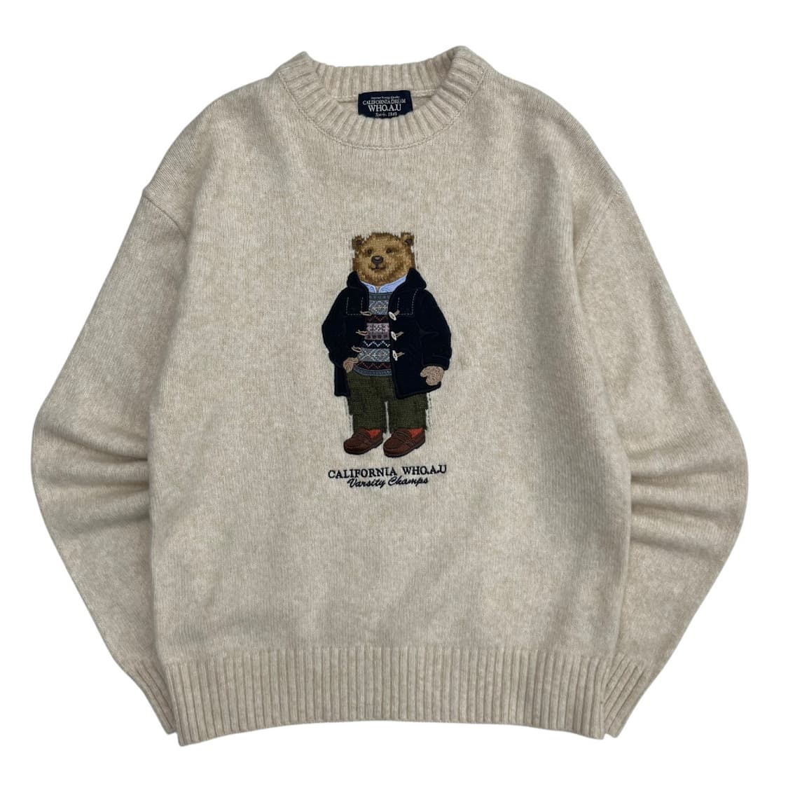 폴로 랄프로렌 곰돌이 로고 아이보리 니트 S 상품이미지2