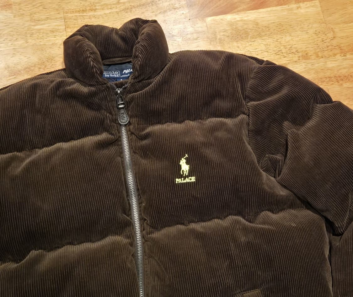 팔라스 x 폴로 코듀로이 패딩 자켓 브라운 상품이미지2