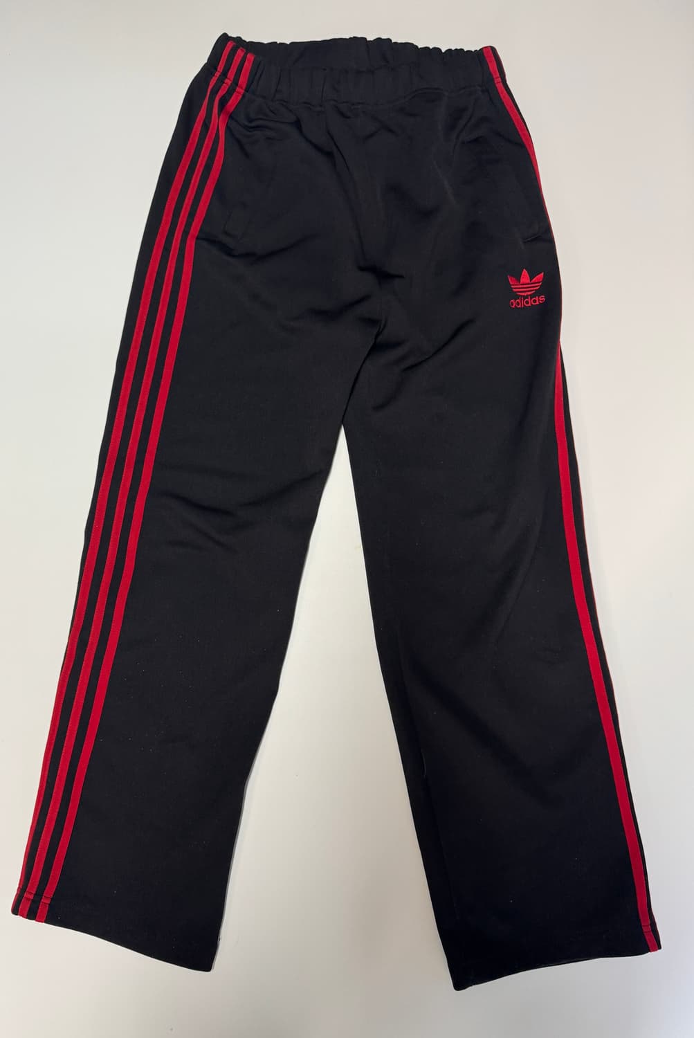일본 아디다스 트레이닝 삼선 기모 트랙팬츠 레드 28.3인치 상품이미지1