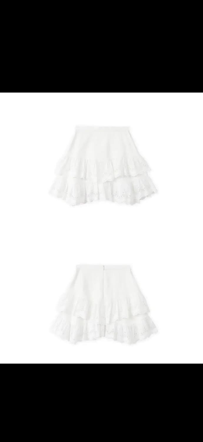 리엘 RE_L Cheese mini skirt (white) 상품이미지5