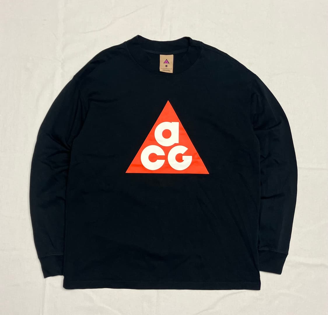 나이키 ACG 빅로고 롱슬리브 블랙 상품이미지1