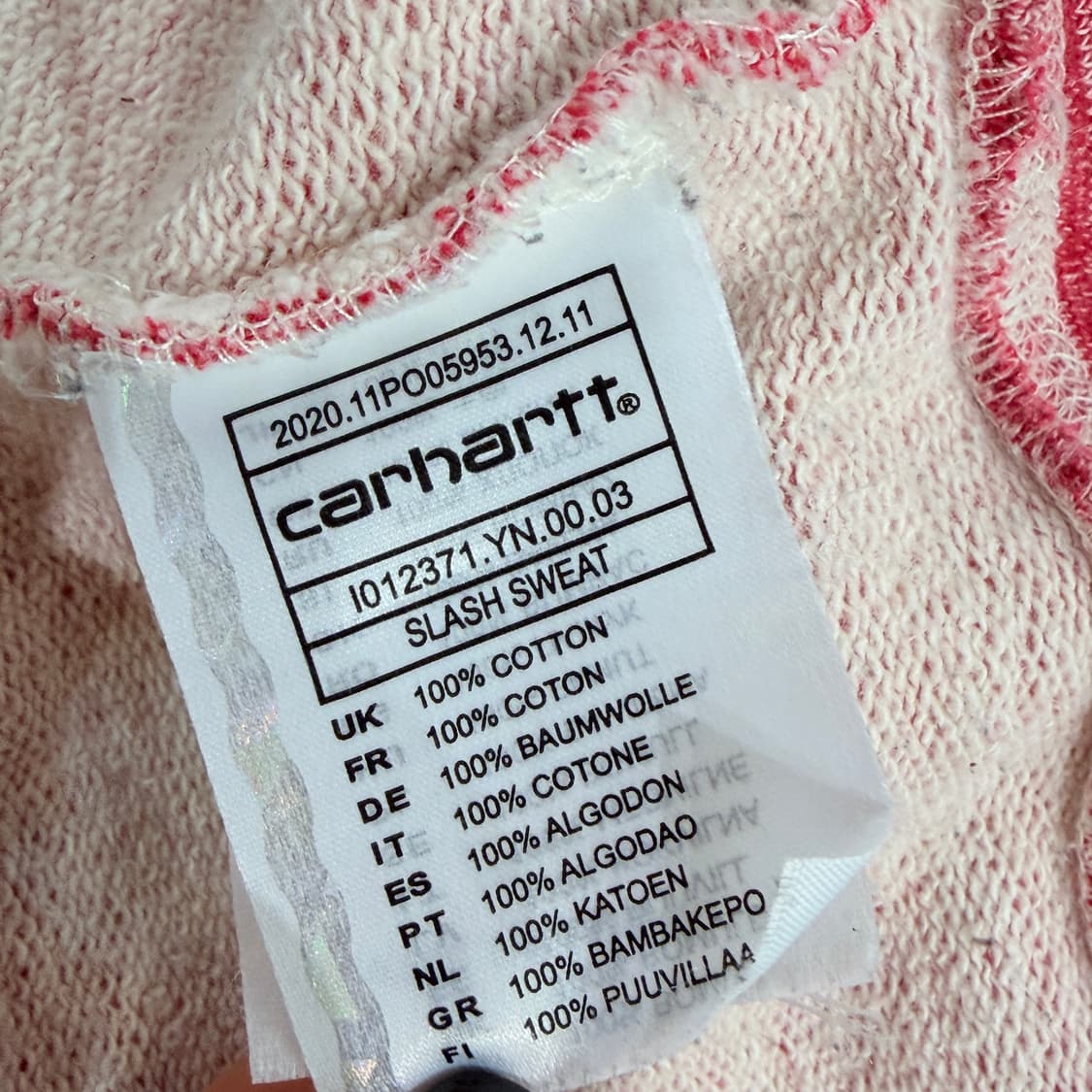 [S] 칼하트 SLASH 스웻 맨투맨 상품이미지6