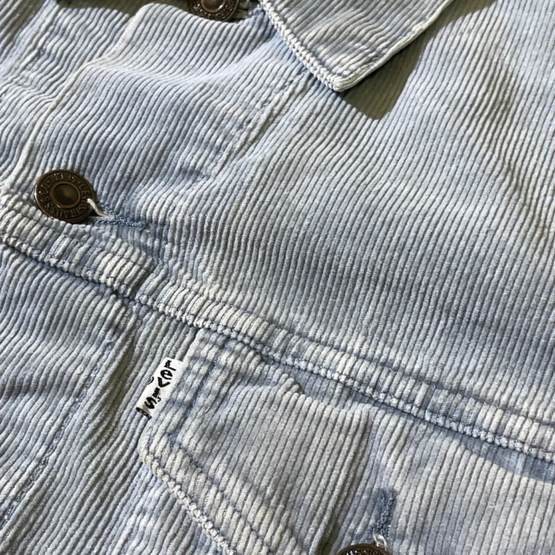 Levi‘s 95s 튀니지산 오리지널 화이트탭 코듀로이 자켓 상품이미지4