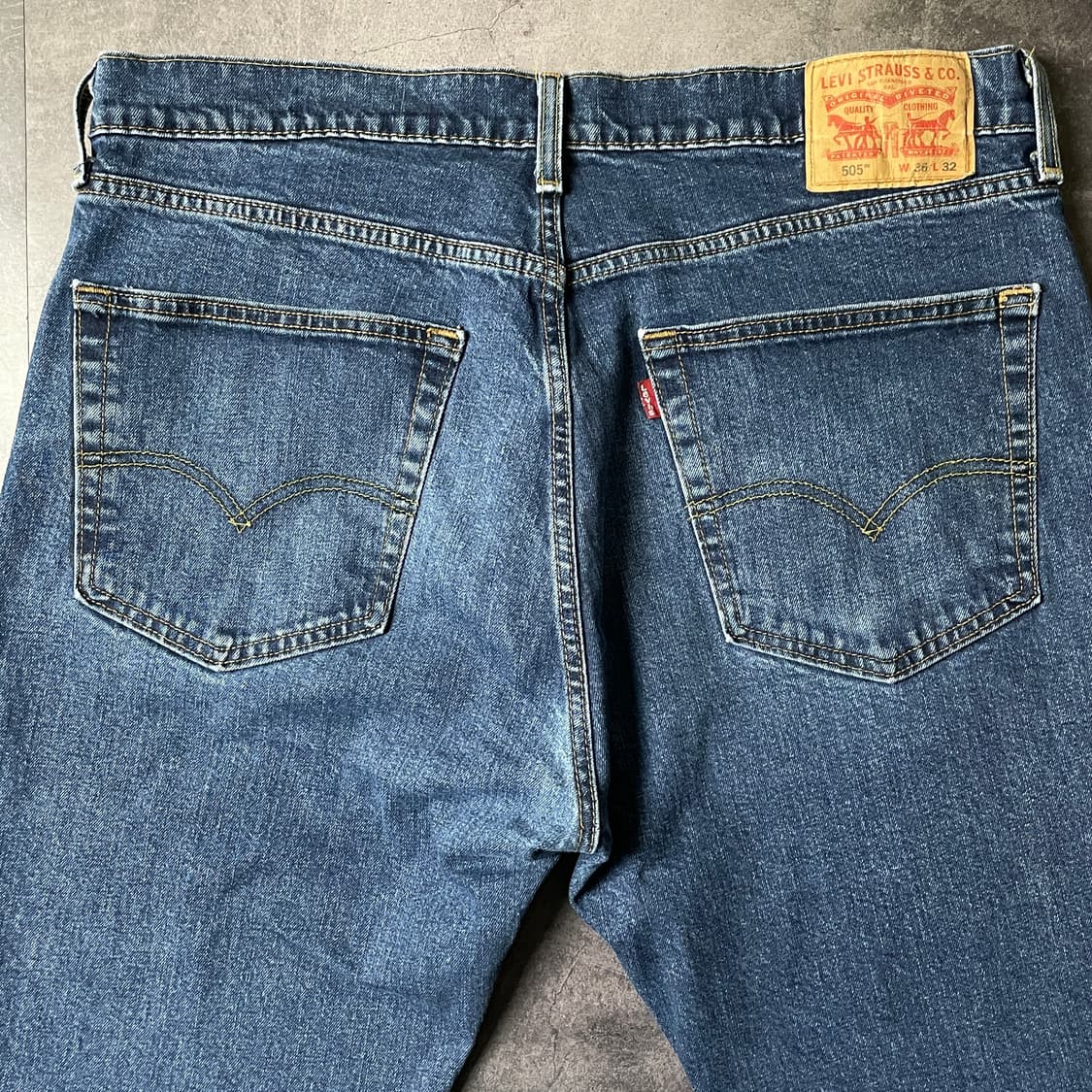 LEVI'S 리바이스505 레귤러 스트레이트핏 데님 팬츠 A00743 상품이미지7