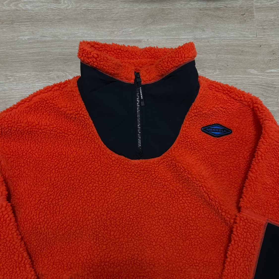 머렐 하이넥 뽀글이 후리스 보아 플리스 아노락 자켓 [오렌지] L/100 상품이미지2