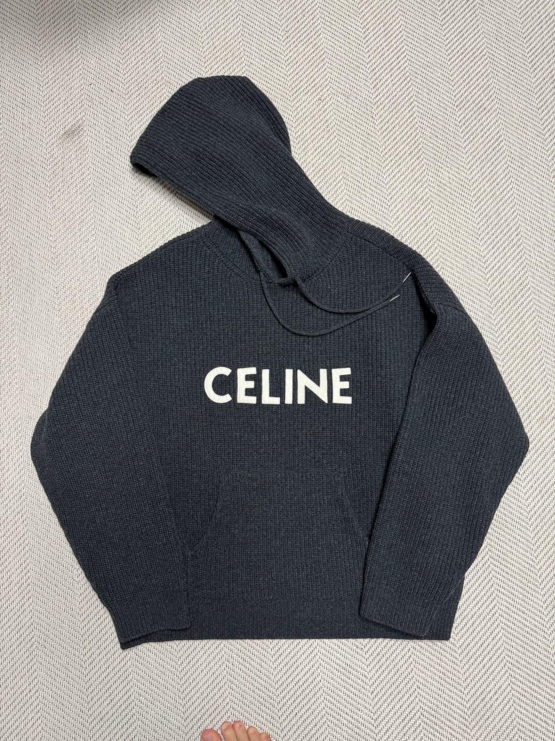 셀린느 리브드 후드티 M 25/26SS 상품이미지1