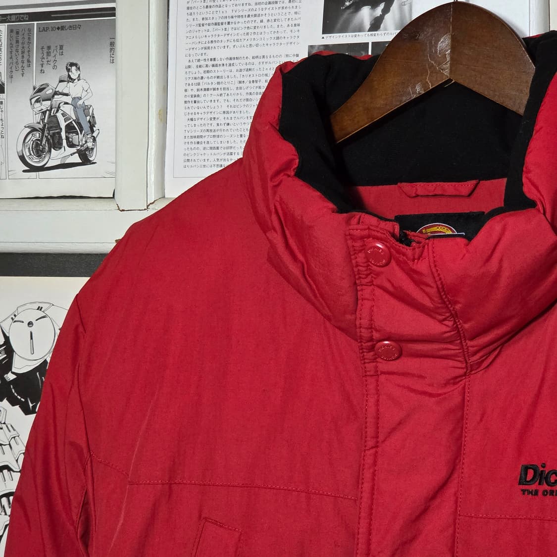 디키즈 레드 미디 패딩  상품이미지3