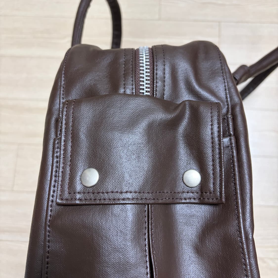 요시다포터 porter 프리스타일 보스턴백 브라운 (미사용에 가까움) 상품이미지4
