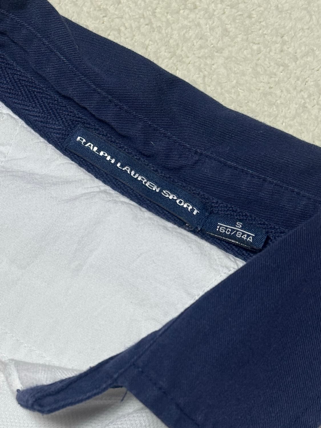 폴로 랄프로렌 스포츠 네이비 화이트 흰파 반팔  상품이미지4