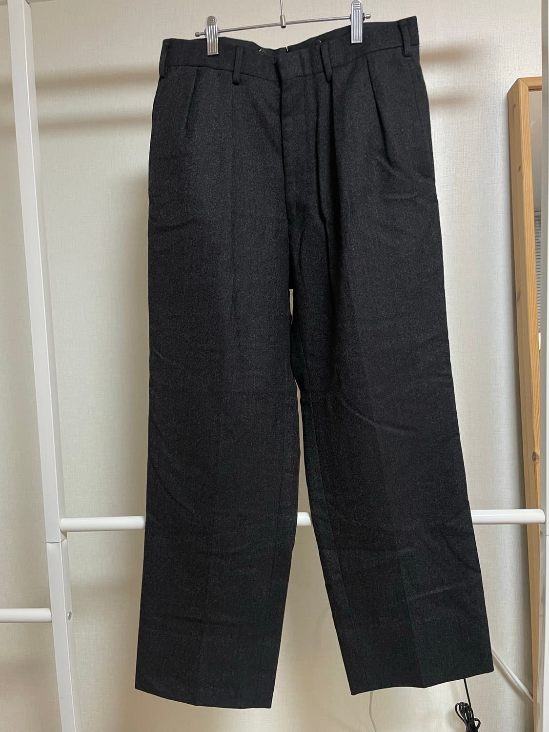 폴로 랄프 로렌 투턱 차콜 울 트라우저  상품이미지1