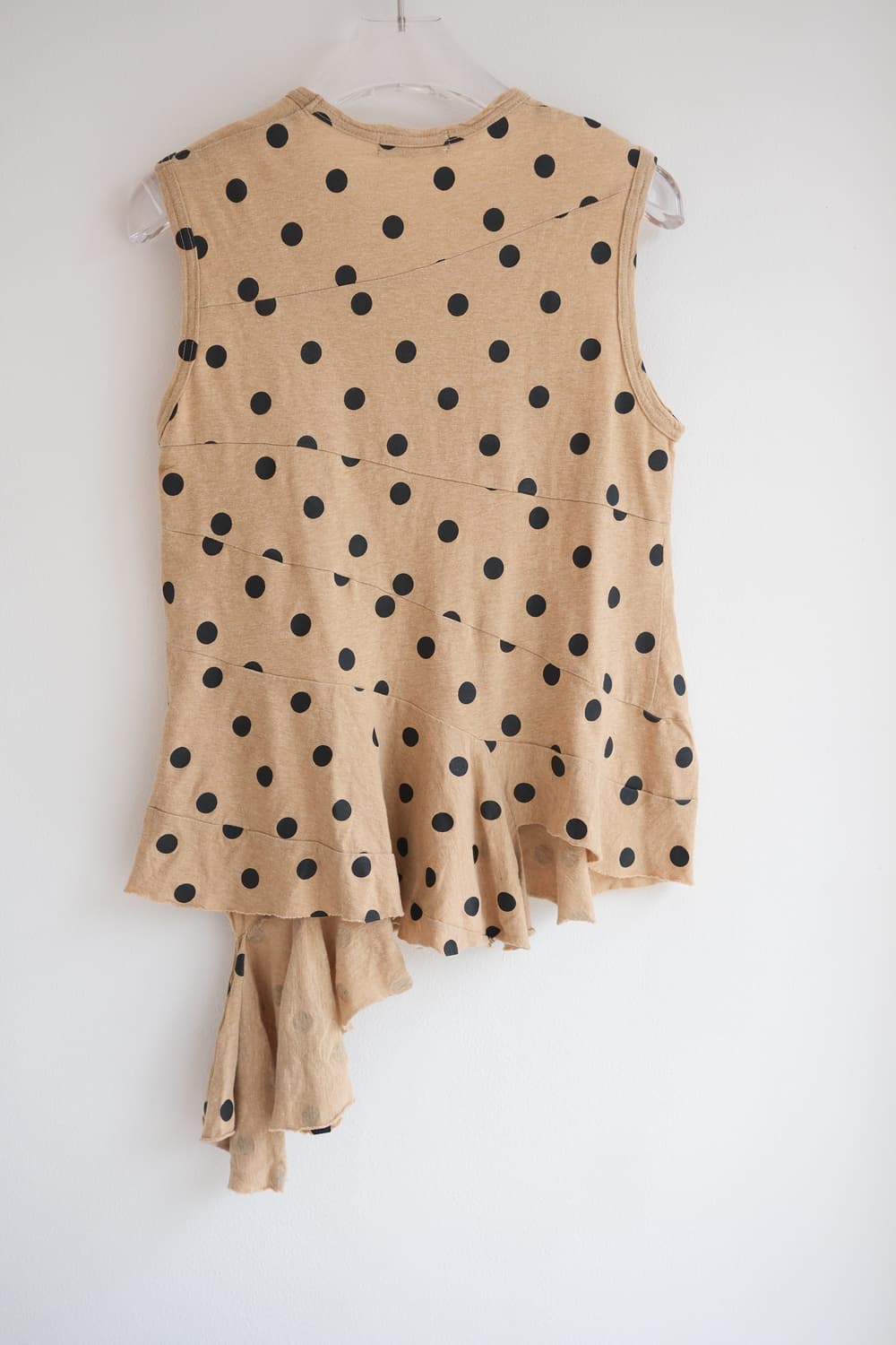 Dot cut-sew sleeveless 상품이미지5
