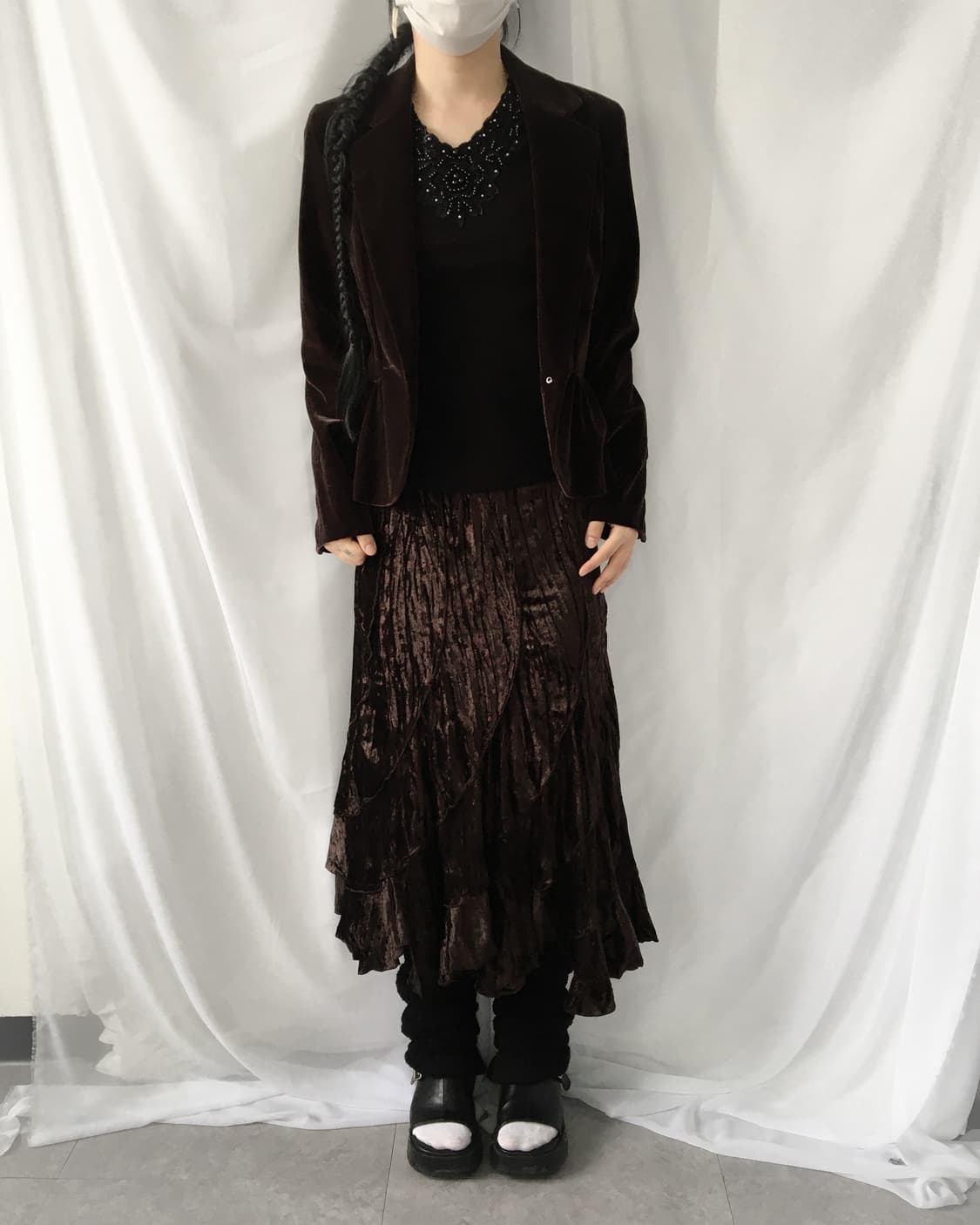 Beads point sleeveless 상품이미지5