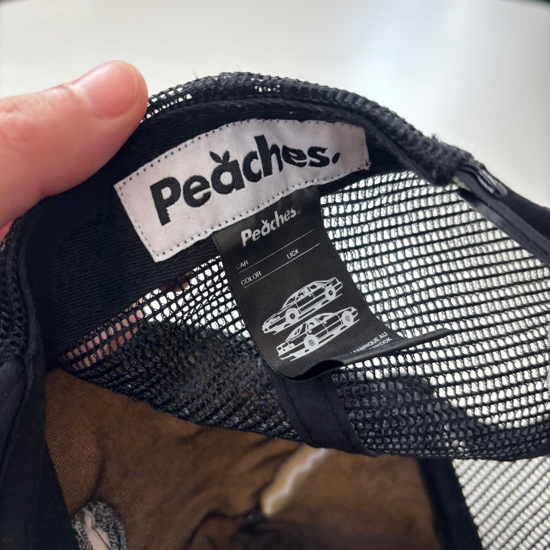 Peaches. x AOMG 'Globe' 메쉬 캡 (BK) 상품이미지5