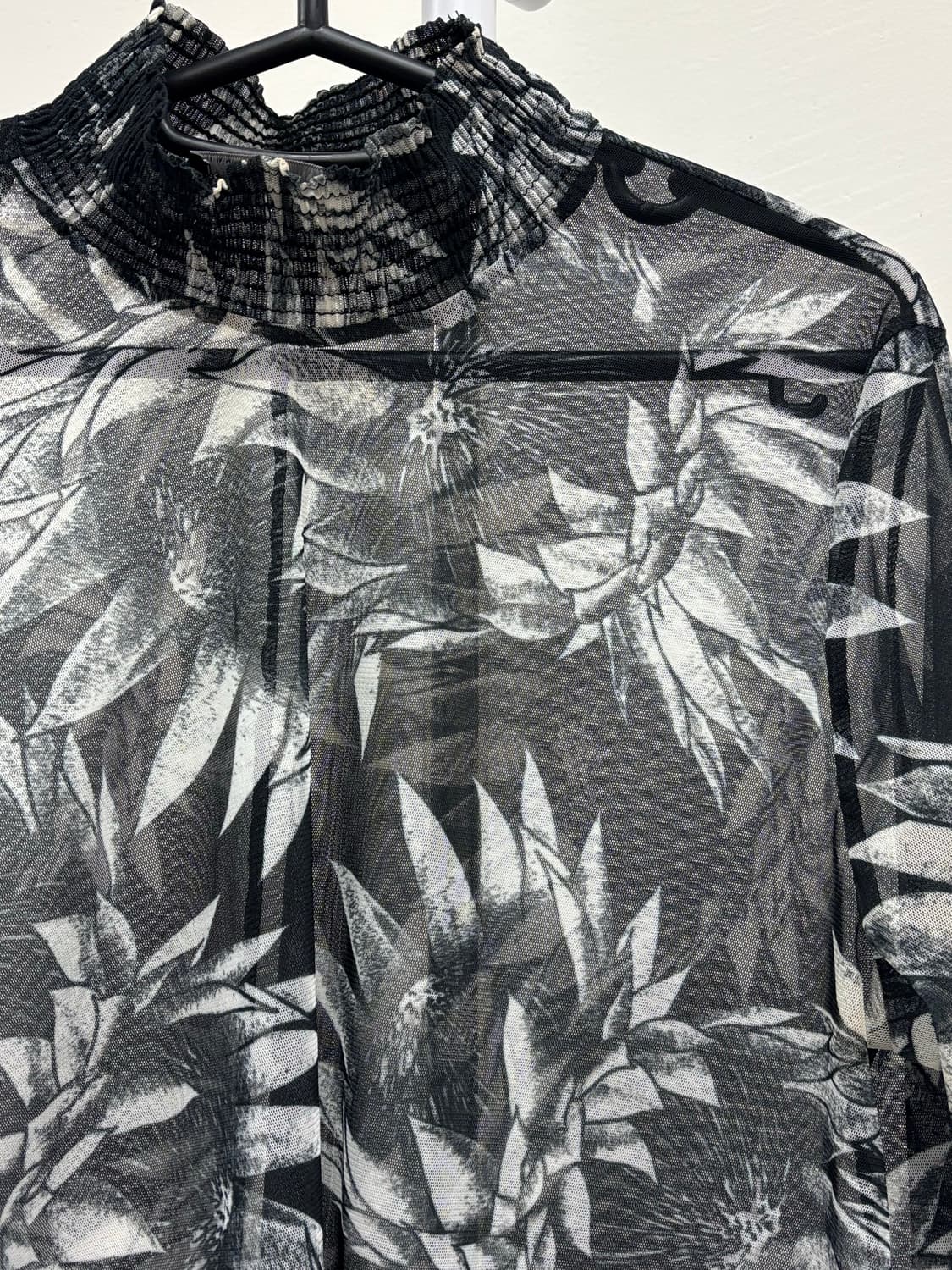 빈티지 블랙 오리엔탈 블라우스 상품이미지2