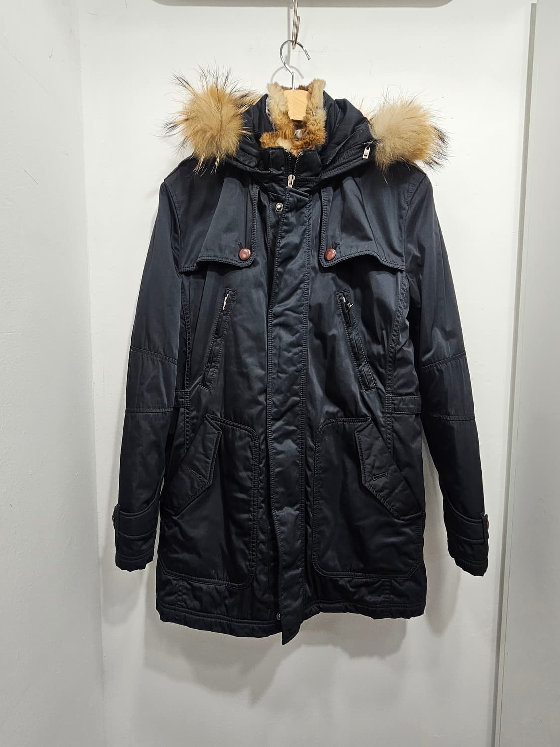 앤드지(AND Z)후드 퍼 야상 점퍼 100 상품이미지9