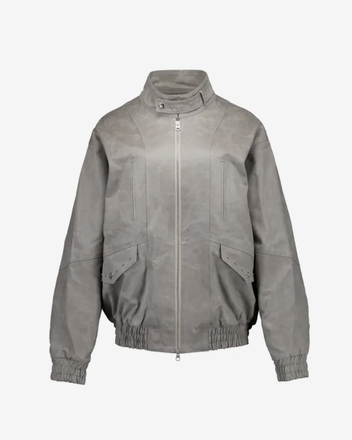 스웨이드 빈티지 자켓 (라이트 그레이) 상품이미지2