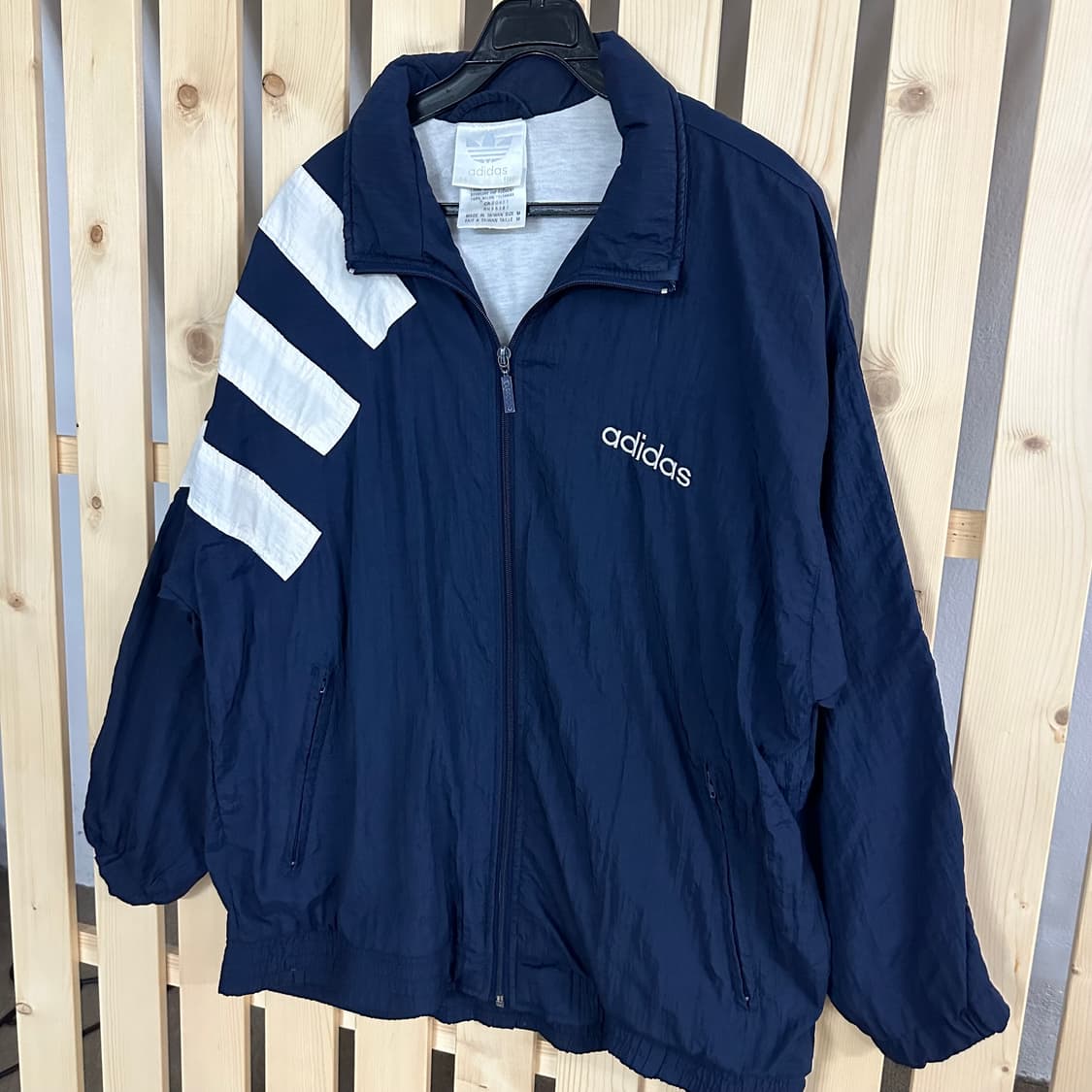 (XL) 아디다스 90s 네이비 바람막이 자켓 상품이미지3