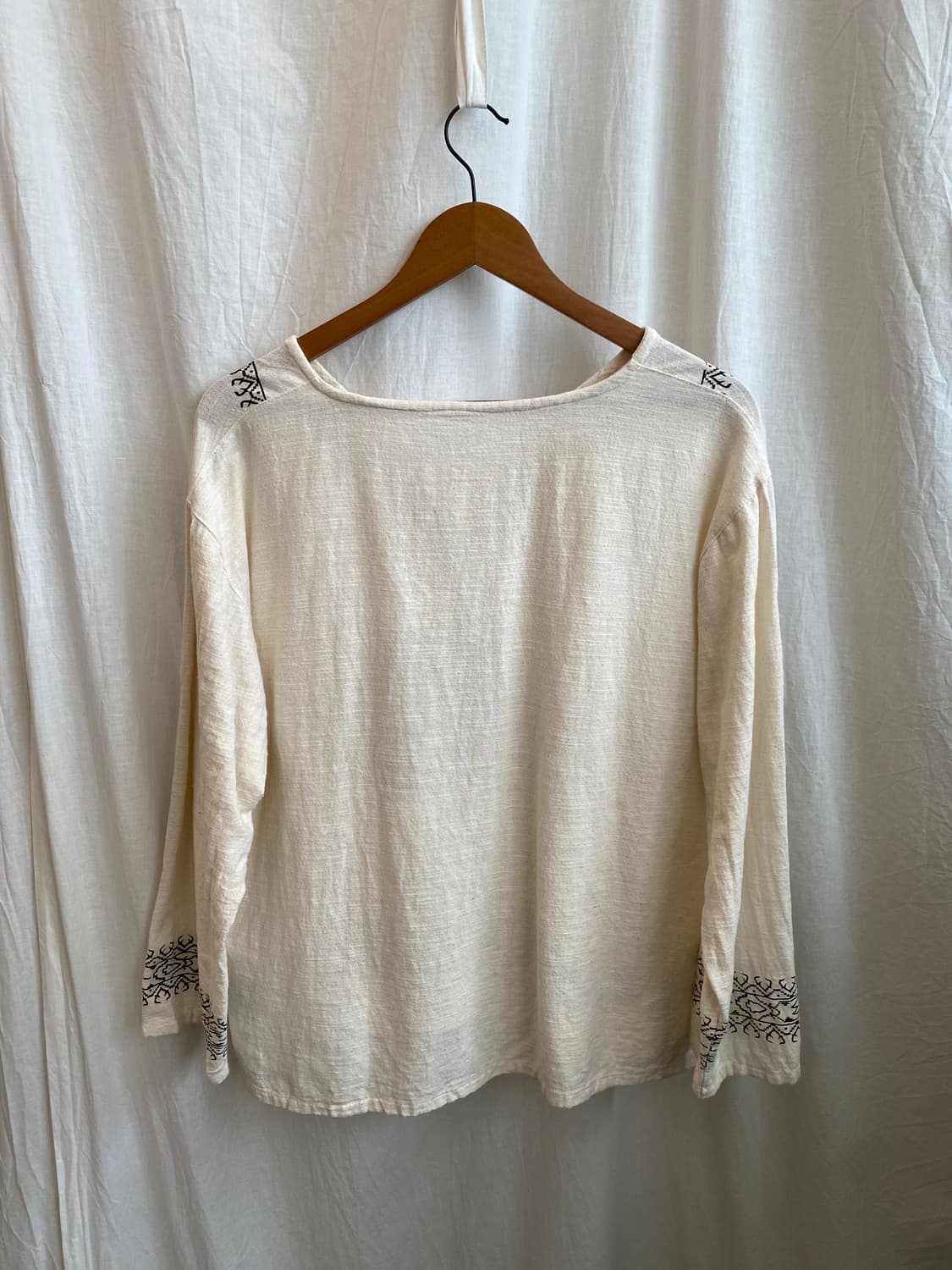 에스닉 면블라우스(F) 상품이미지8