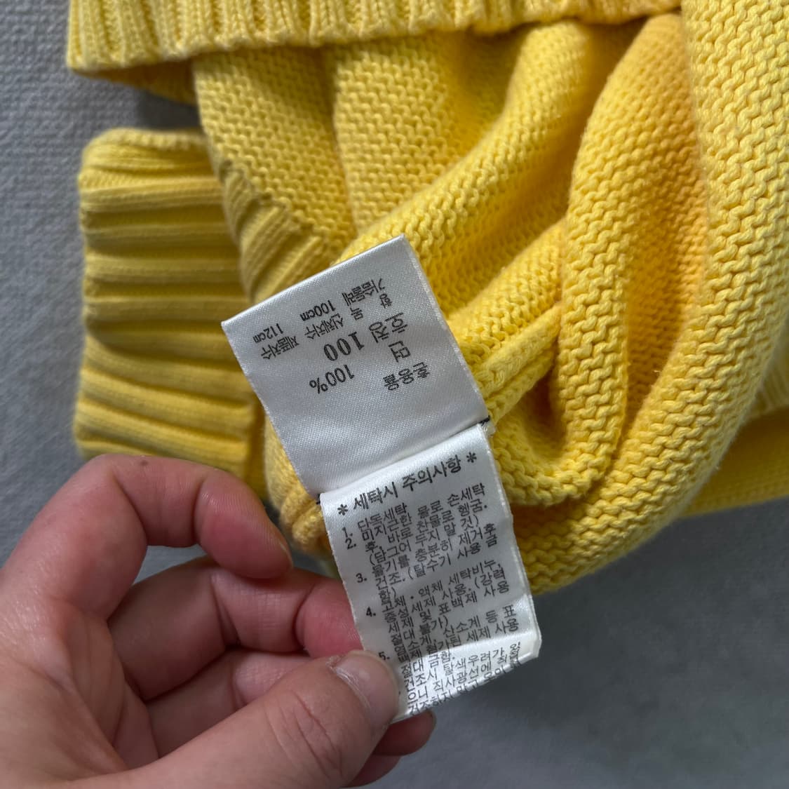 95 폴로랄프로렌 90s 신한인터네쇼날 코튼 니트 상품이미지5