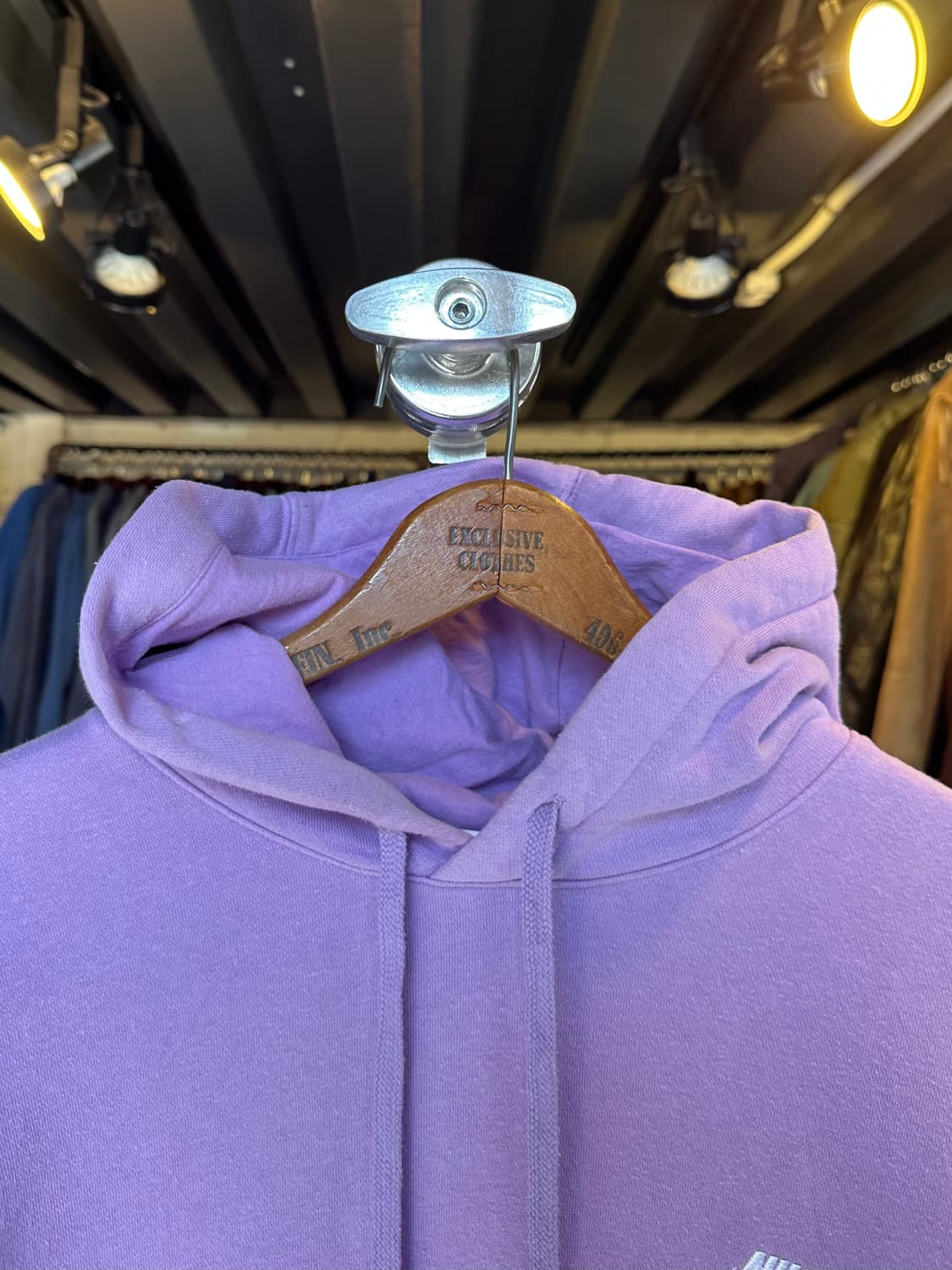 Old 나이키 스우시 리버스위브 스웻 후드 상품이미지3