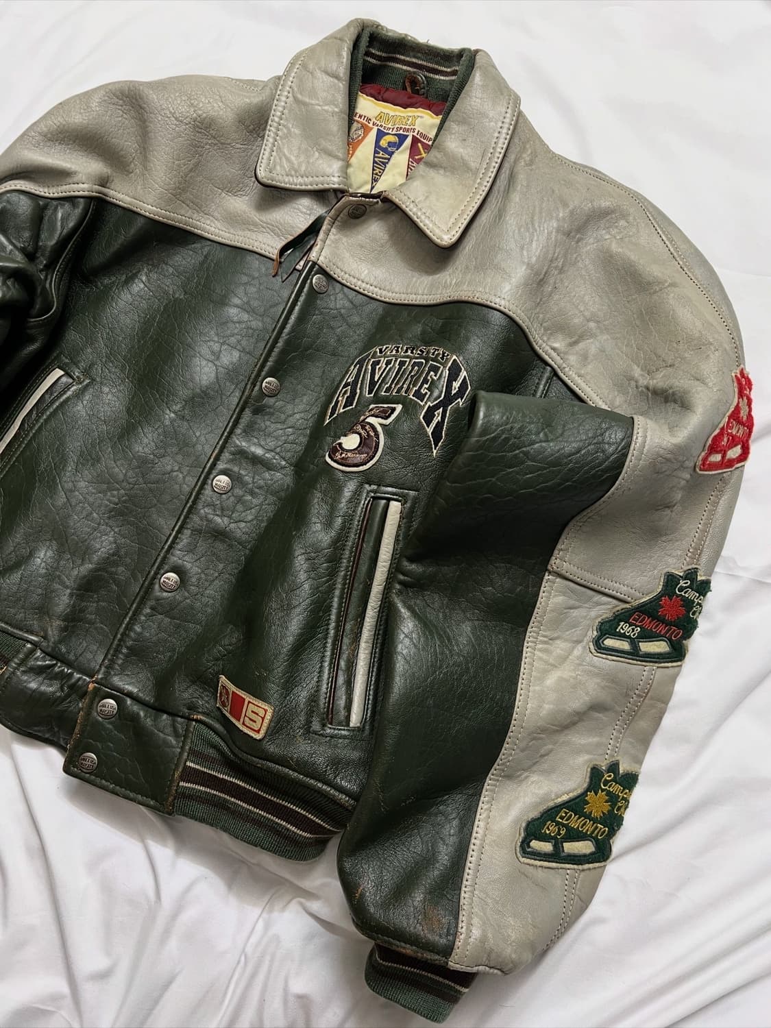 아비렉스 가죽자켓 바시티자켓 상품이미지8