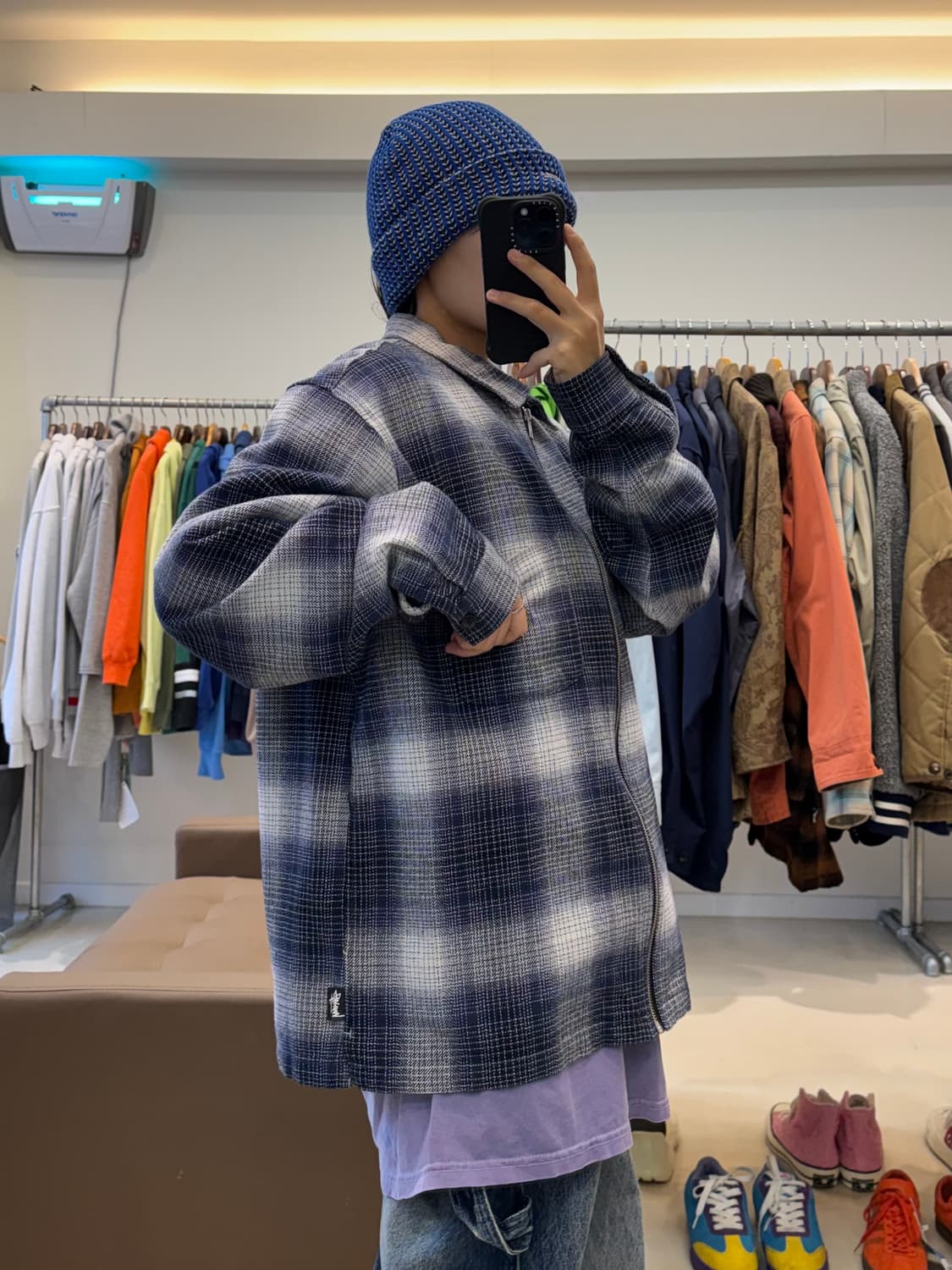 스투시 잭 쉐도우 플래드 집업 상품이미지6