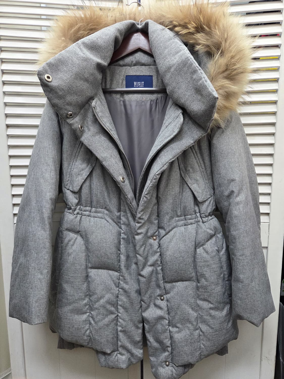 비지트인뉴욕 라쿤퍼 덕다운 패딩 상품이미지2