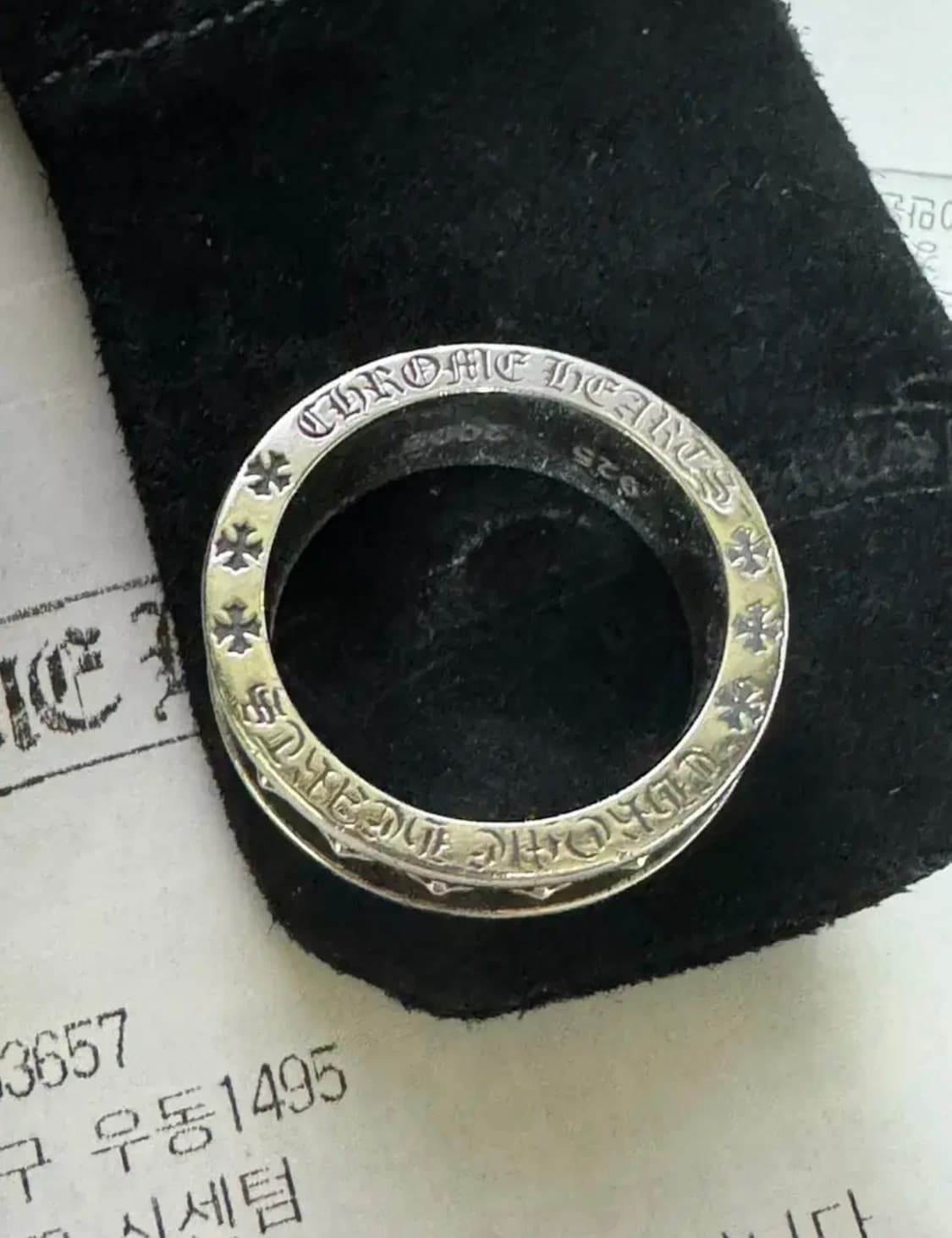 [19호]크롬하츠 미니플러스링us9.5 상품이미지2