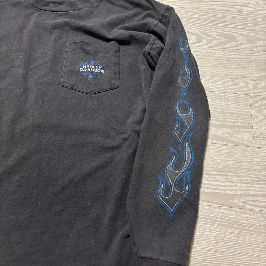 할리데이비슨 블루플레임 롱슬리브 상품이미지3