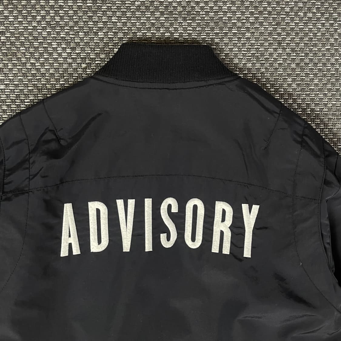 어드바이저리 빅로고 블랙 항공 점퍼 S 상품이미지4