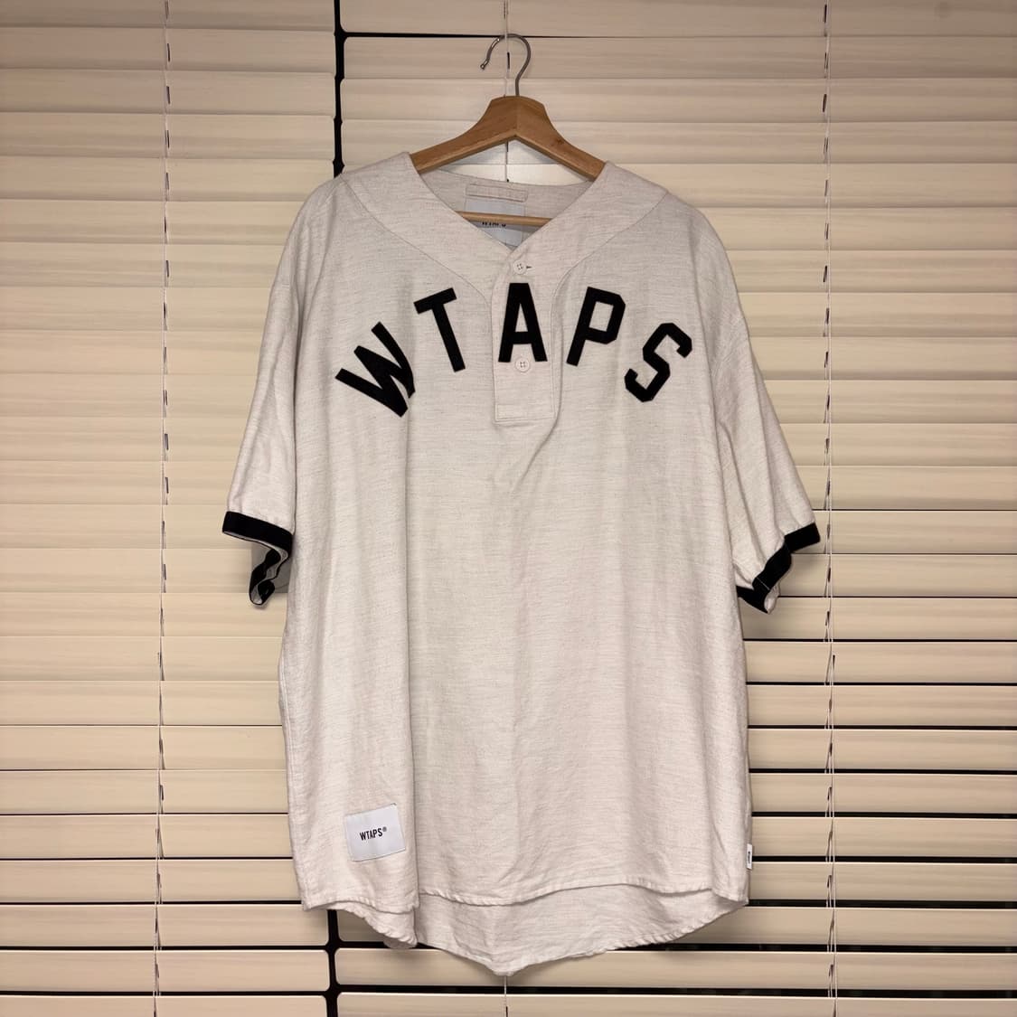 더블탭스 WTAPS 22ss 베이스볼 리그 야구 져지 반팔 셔츠 4 상품이미지4