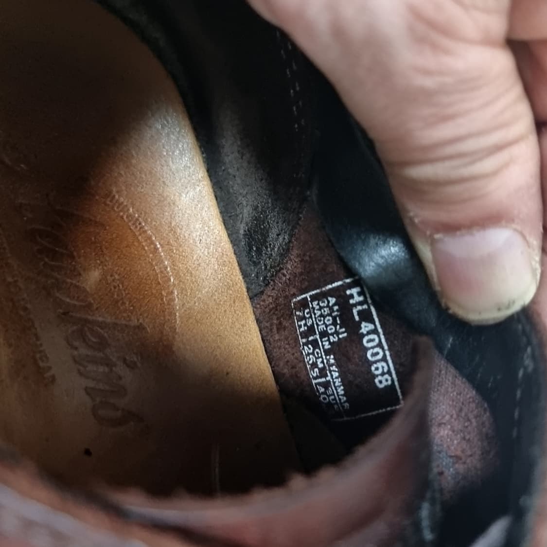 호킨스 브라운 가죽 남성 구두 레이스업(255-265) 상품이미지9