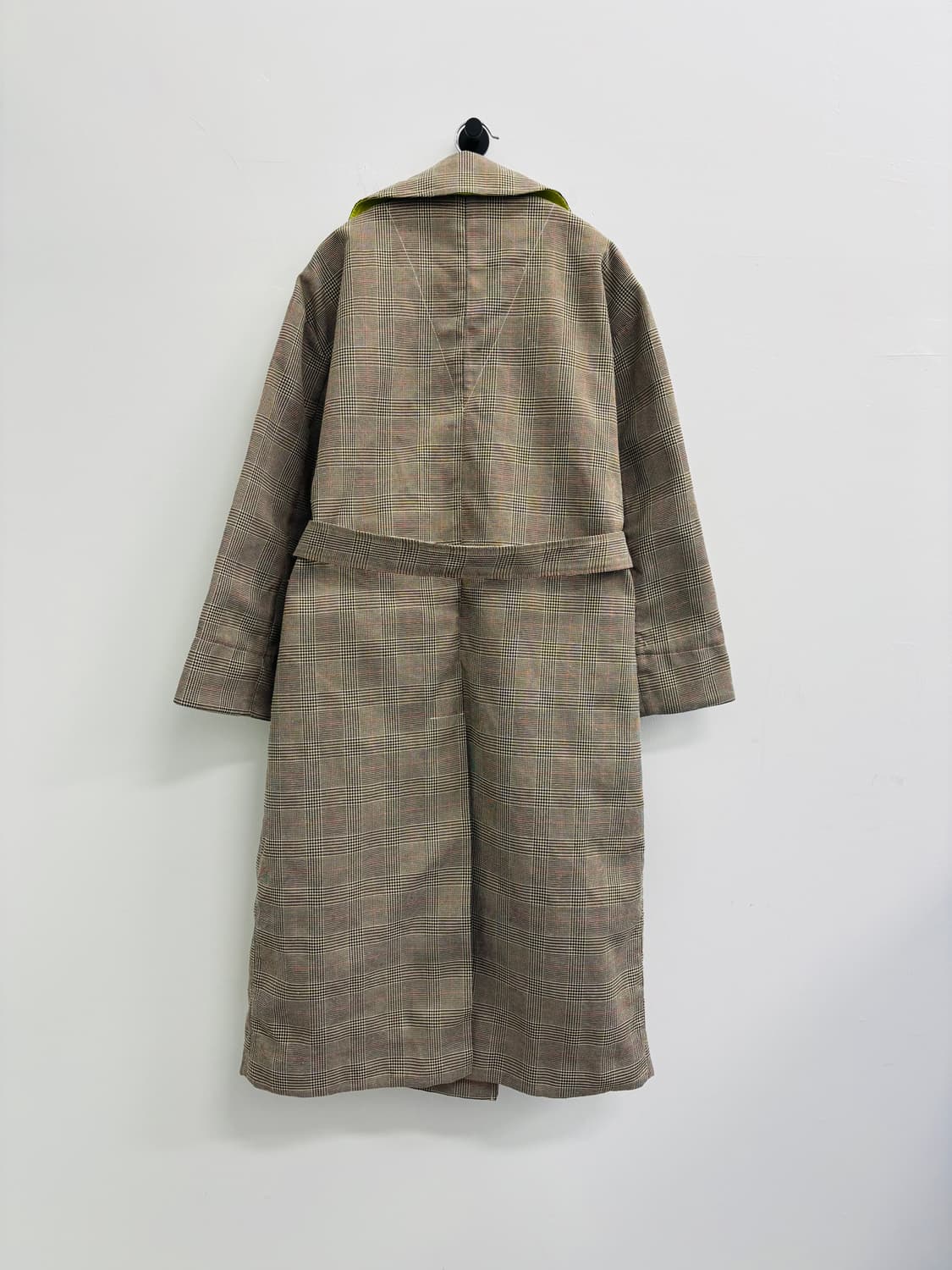 빔바이롤라 (BIMBA Y LOLA) 네온 라이닝 체크 트렌치코트 상품이미지6