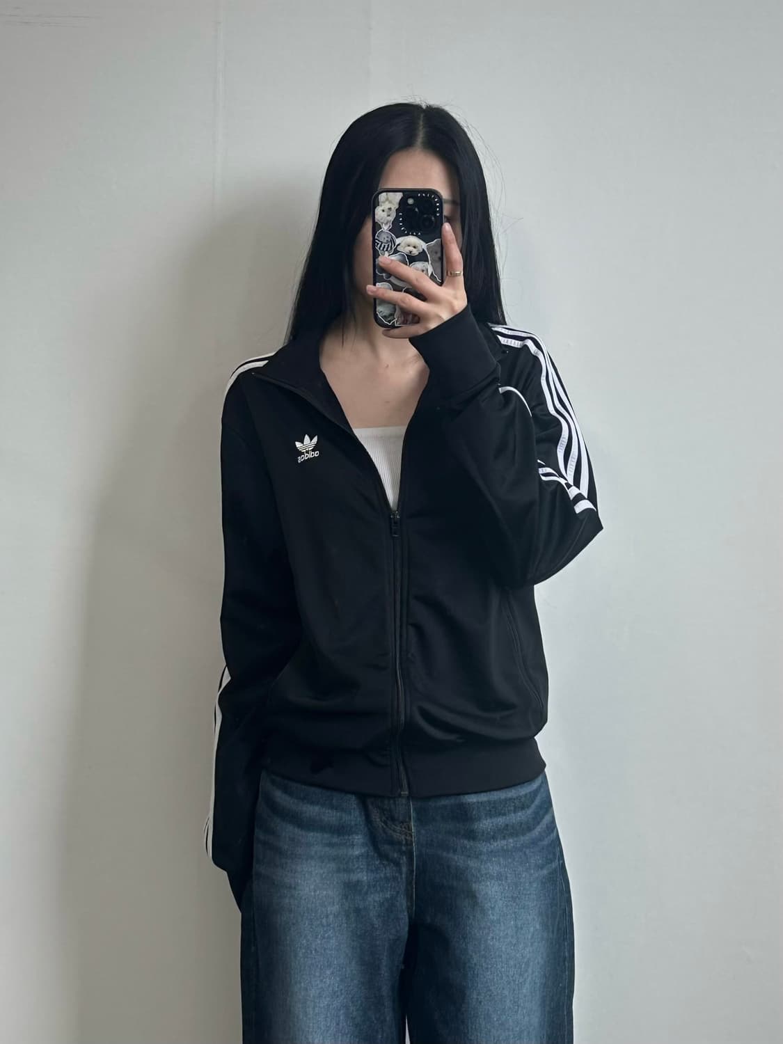 아디다스 파이어버드 사이드라인 블랙 트랙탑 져지 상품이미지1