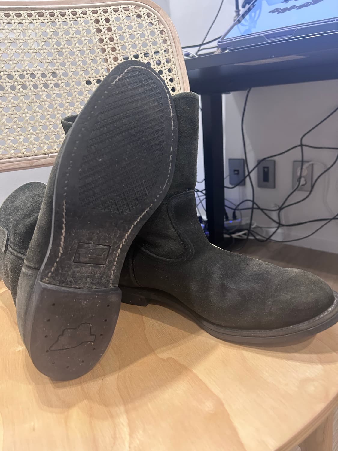 redwing 레드윙 페코스 부츠 한정판 빔즈별주 스웨이드 러프아웃 상품이미지5