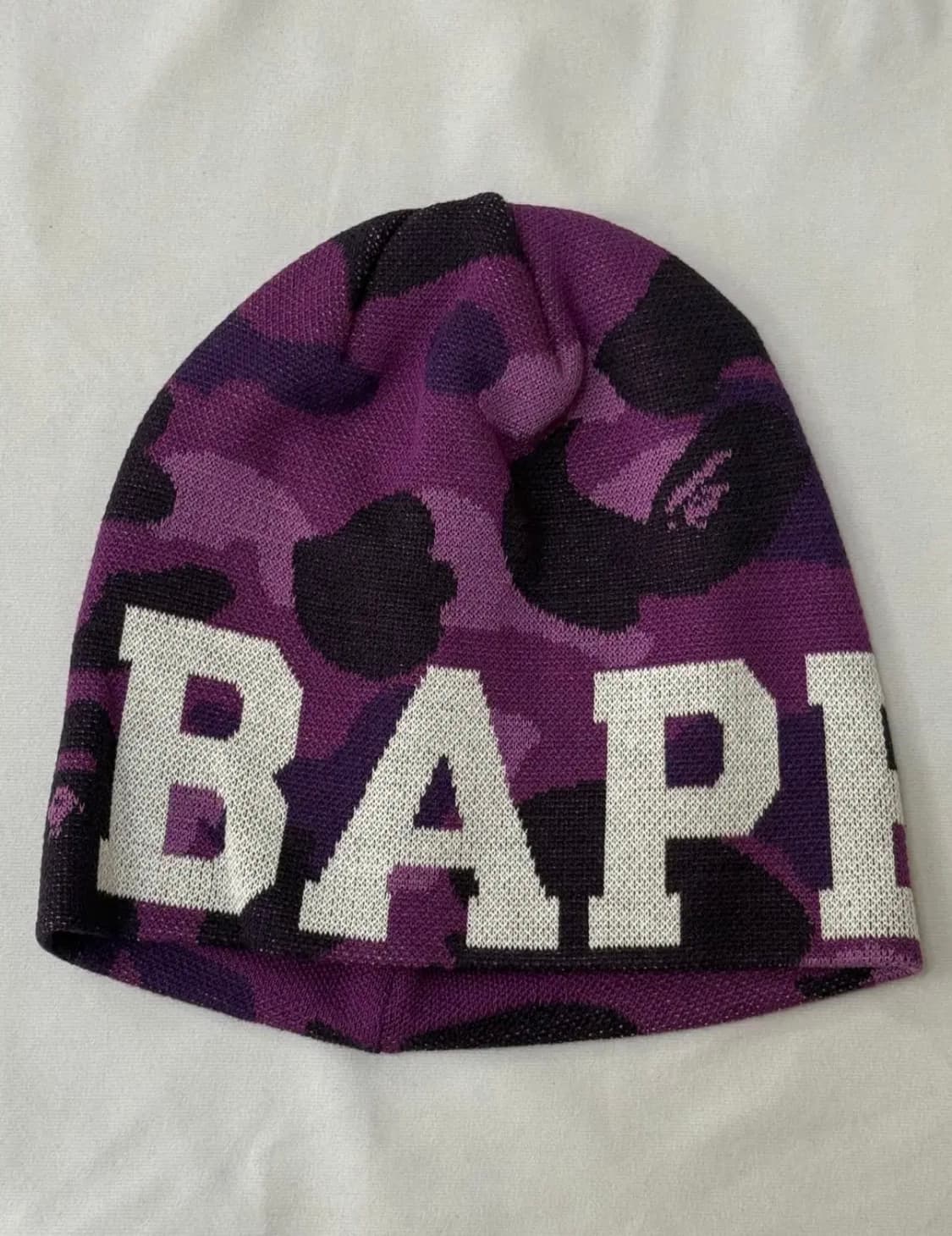 베이프 퍼플카모 니트비니캡 상품이미지2