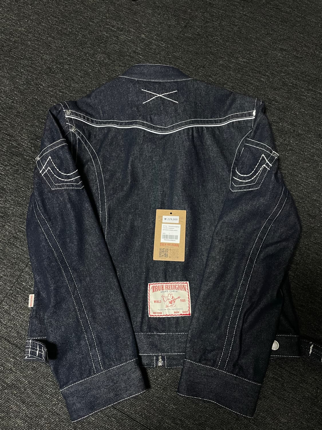 트루릴리젼 디펜더 생지 데님 자켓 인디고 상품이미지2