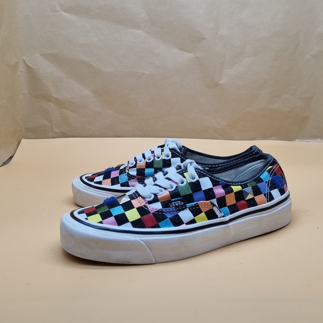 반스 어센틱 믹스 체커보드 스니커즈250 상품이미지1