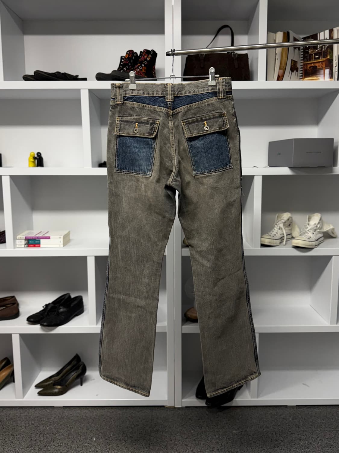 빈티지 패널 데님 팬츠 상품이미지3