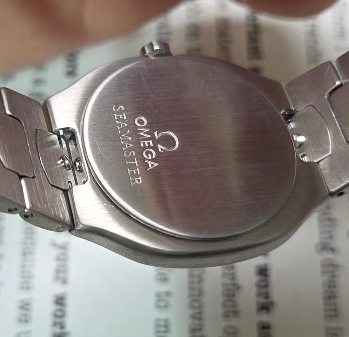 빈티지 오메가 씨마스터 폴라리스 최상위 18K콤비 골드판 브레이슬릿 ve 상품이미지6