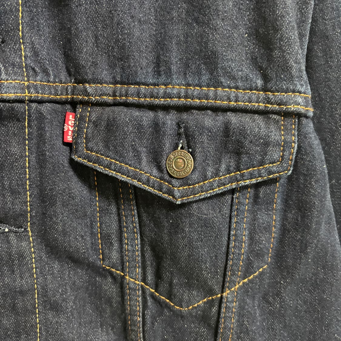 리바이스 3세대 데님 트러커 자켓 / 진청, L 상품이미지3