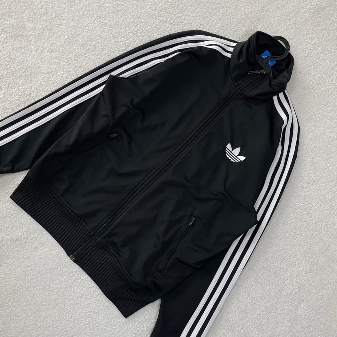 100 아디다스 파이어버드 블랙 트랙탑 져지 L 상품이미지3