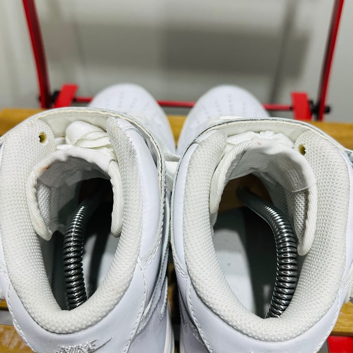 265) 나이키 운동화 남성 남자 신발 에어포스1 올백 미드  상품이미지5