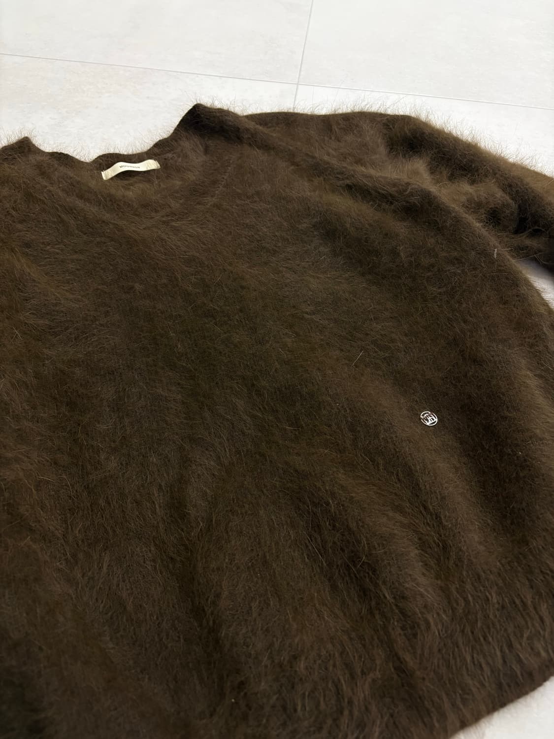 M)문선 모헤어 브이넥니트 상품이미지2