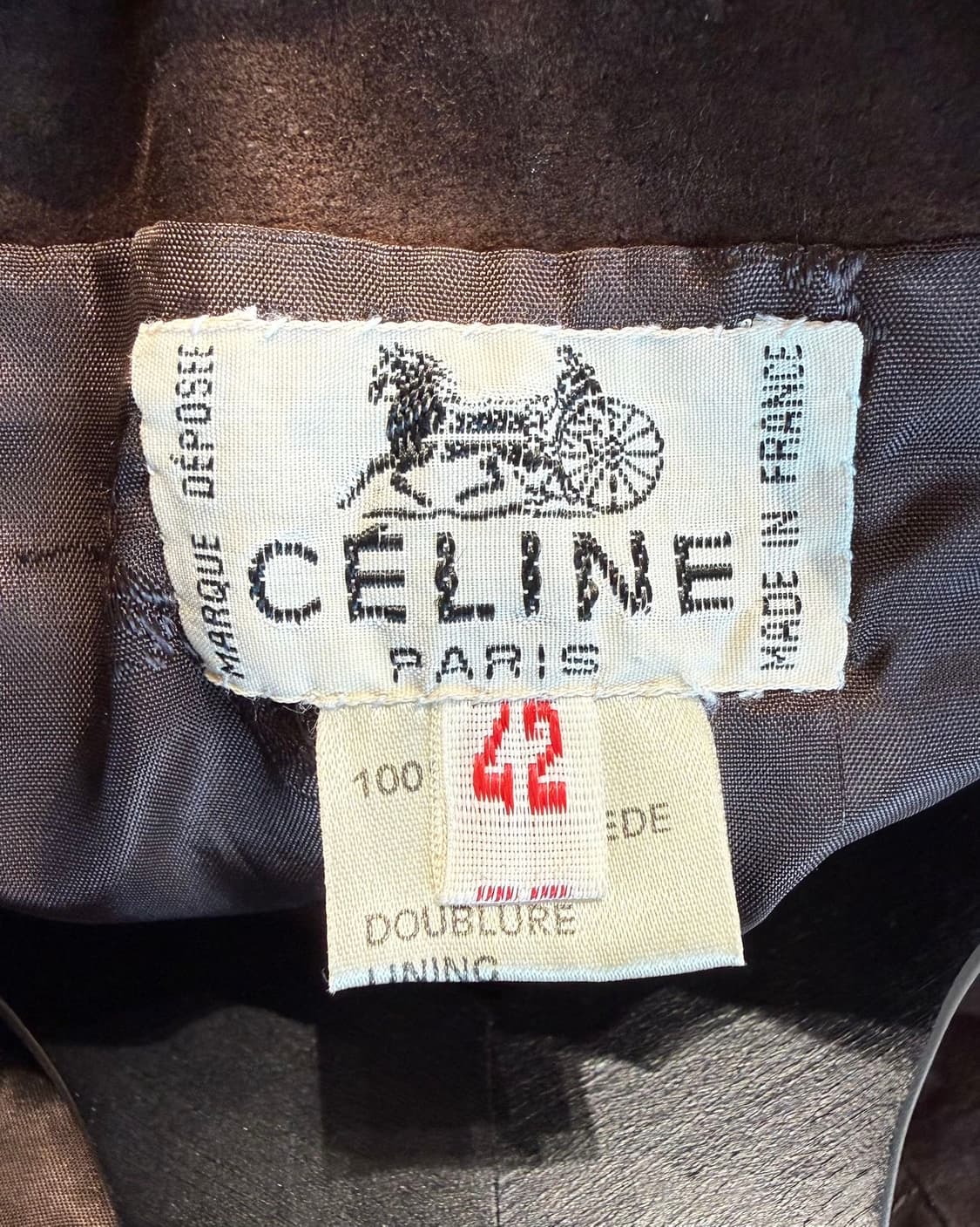 셀린느 브라운 스웨이드 베스트 자켓  상품이미지8