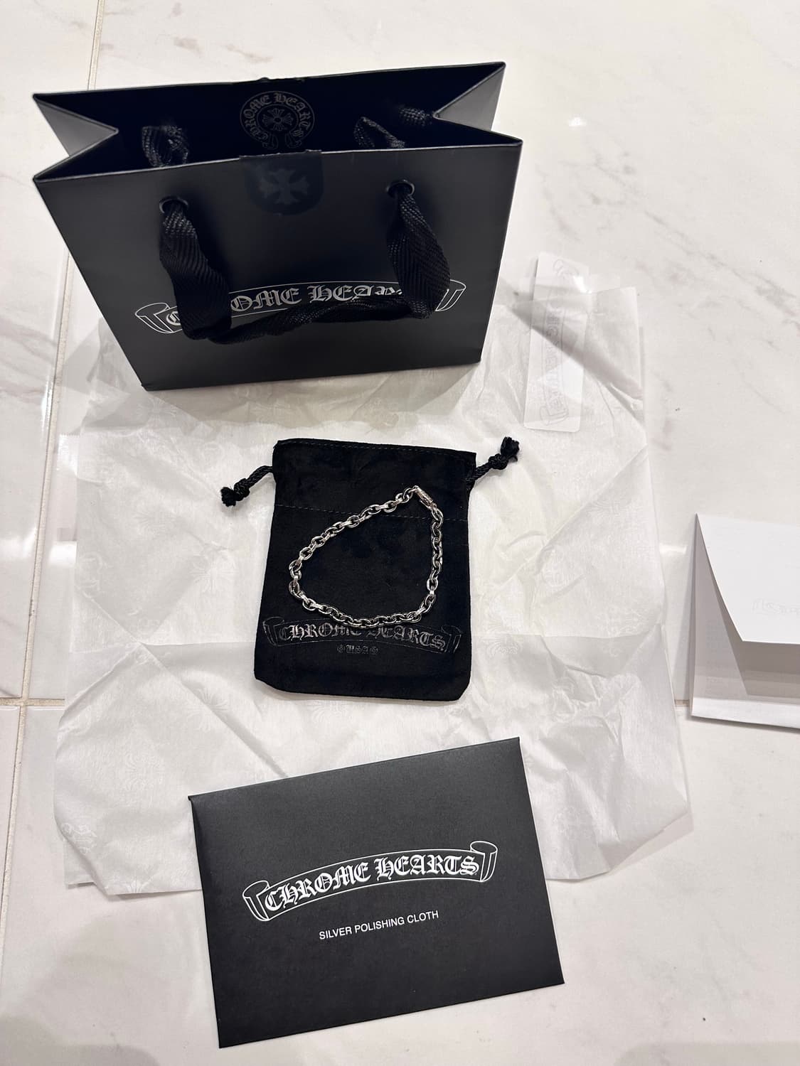 크롬하츠 페이퍼 체인 8인치  상품이미지2